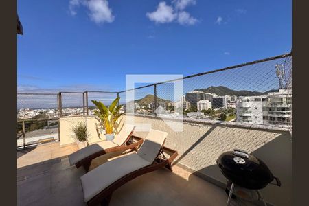 Varanda/Terraço de apartamento à venda com 2 quartos, 160m² em Recreio dos Bandeirantes, Rio de Janeiro