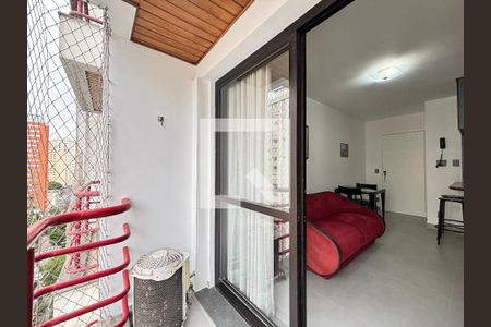 Varanda de apartamento para alugar com 1 quarto, 32m² em Moema, São Paulo