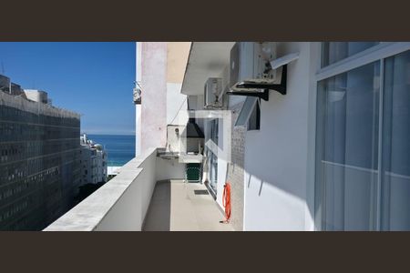Varanda - vista livre para a praia de apartamento à venda com 4 quartos, 292m² em Copacabana, Rio de Janeiro