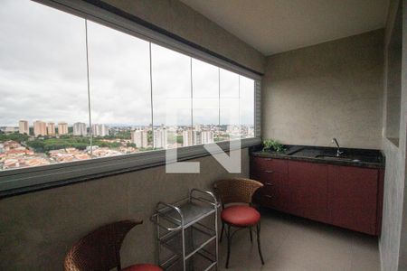 Varanda da Sala de apartamento para alugar com 1 quarto, 56m² em Jardim America, Sorocaba