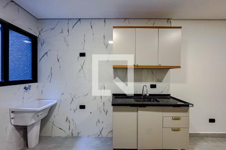 Sala/cozinha de apartamento para alugar com 2 quartos, 44m² em Água Rasa, São Paulo