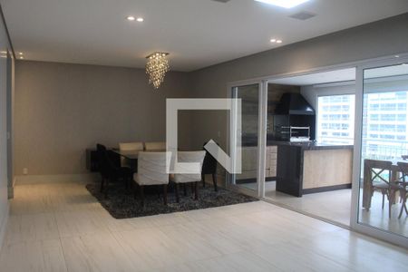 Sala de apartamento para alugar com 3 quartos, 162m² em Cerâmica, São Caetano do Sul