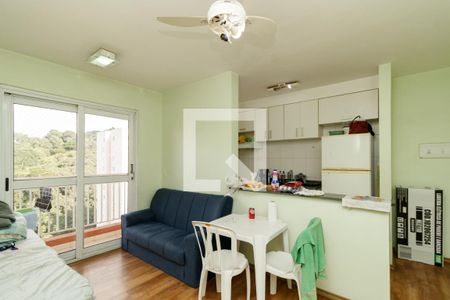 Sala de apartamento à venda com 2 quartos, 51m² em Furnas, São Paulo