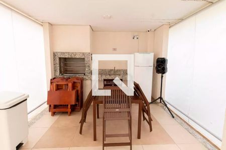 Área comum - churrasqueira de apartamento para alugar com 1 quarto, 31m² em Vila Ré, São Paulo