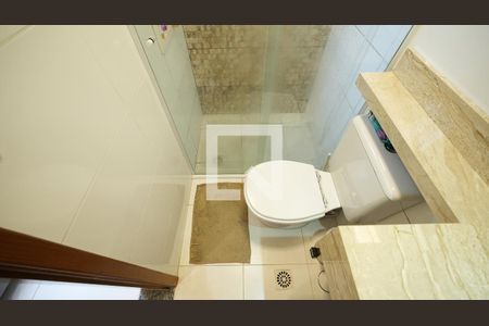 Banheiro da Suíte de apartamento à venda com 2 quartos, 50m² em Vila Príncipe de Gales, Santo André