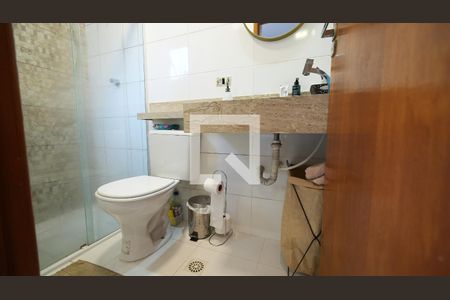 Banheiro da Suíte de apartamento à venda com 2 quartos, 50m² em Vila Príncipe de Gales, Santo André