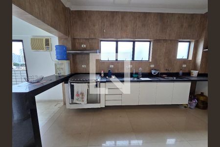 Cozinha de apartamento para alugar com 3 quartos, 210m² em Canto do Forte, Praia Grande