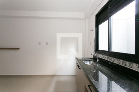 Cozinha de apartamento para alugar com 1 quarto, 50m² em Vila Gomes Cardim, São Paulo