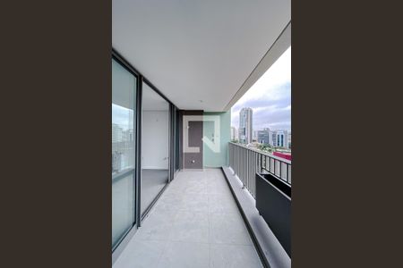 Varanda da Sala de apartamento à venda com 2 quartos, 84m² em Vila Regente Feijó, São Paulo