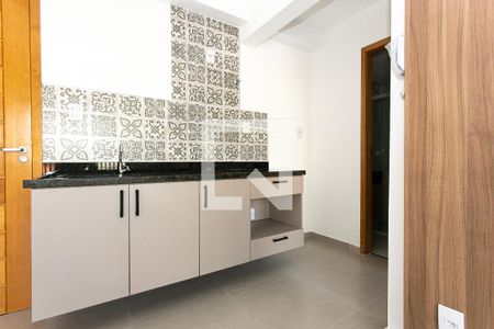 Cozinha de apartamento para alugar com 1 quarto, 50m² em Vila Gomes Cardim, São Paulo