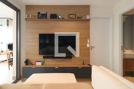 Sala/Cozinha de apartamento à venda com 1 quarto, 52m² em Vila Anglo Brasileira, São Paulo