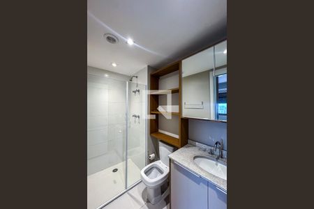 Banheiro da Suíte de kitnet/studio para alugar com 1 quarto, 29m² em Mooca, São Paulo