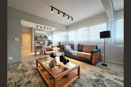 Sala de apartamento para alugar com 3 quartos, 122m² em Itaim Bibi, São Paulo