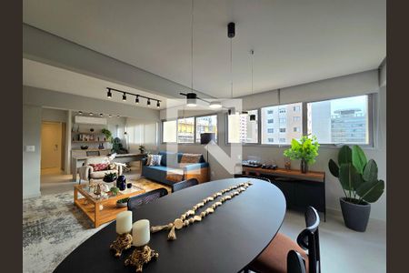 Sala de apartamento para alugar com 3 quartos, 122m² em Itaim Bibi, São Paulo
