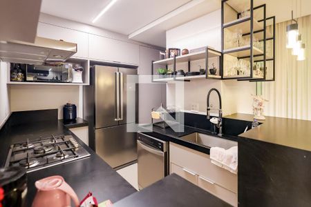Cozinha de apartamento para alugar com 2 quartos, 90m² em Vila Bergamo, Indaiatuba
