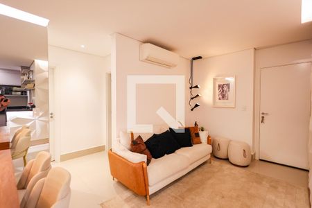 Sala de apartamento para alugar com 2 quartos, 90m² em Vila Bergamo, Indaiatuba