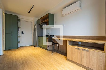 Sala/Cozinha de apartamento para alugar com 1 quarto, 30m² em Pinheiros, São Paulo