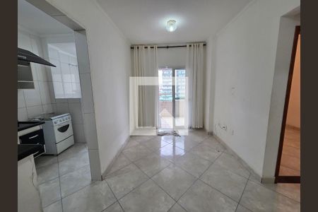 Sala de apartamento para alugar com 1 quarto, 47m² em Vila Assuncao, Praia Grande