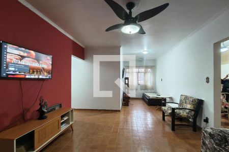 Sala de apartamento para alugar com 2 quartos, 100m² em Canto do Forte, Praia Grande