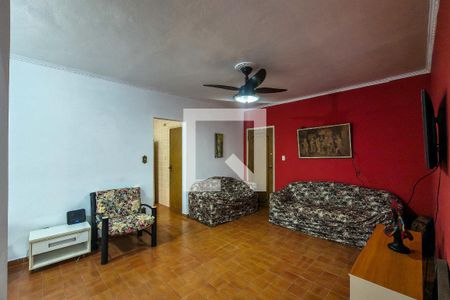 Sala de apartamento para alugar com 2 quartos, 100m² em Canto do Forte, Praia Grande