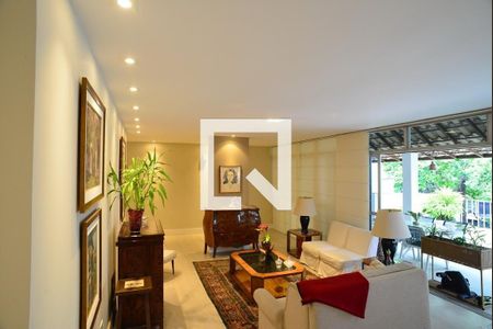 Sala de apartamento para alugar com 5 quartos, 300m² em Barra da Tijuca, Rio de Janeiro