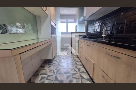Cozinha de apartamento para alugar com 2 quartos, 72m² em Vila Valenca, São Vicente