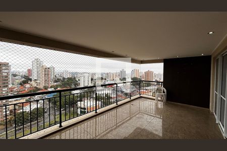 Varanda da Sala de apartamento para alugar com 3 quartos, 163m² em Vila Gilda, Santo André
