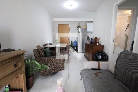 Sala e Sala de Jantar de apartamento à venda com 1 quarto, 41m² em Vila Alpina, Santo André