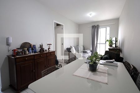 Sala e Sala de Jantar de apartamento à venda com 1 quarto, 41m² em Vila Alpina, Santo André