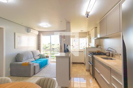 Sala/Cozinha de apartamento para alugar com 1 quarto, 60m² em Igara, Canoas