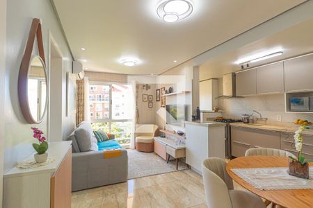 Sala/Cozinha de apartamento para alugar com 1 quarto, 60m² em Igara, Canoas