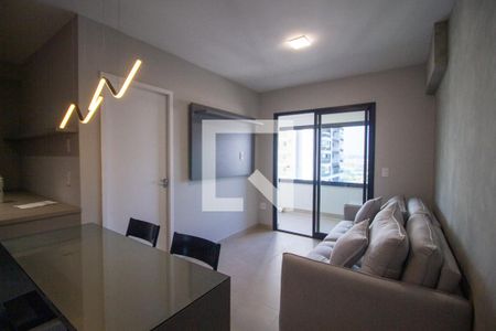 Sala  de apartamento para alugar com 1 quarto, 45m² em Parque Campolim, Sorocaba