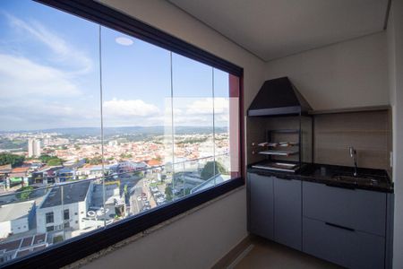 Varanda da Sala  de apartamento para alugar com 1 quarto, 45m² em Parque Campolim, Sorocaba