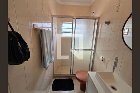 Banheiro do Quarto 1 de apartamento para alugar com 1 quarto, 48m² em Aviação, Praia Grande