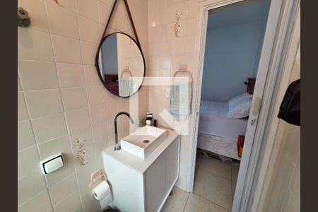 Banheiro do Quarto 1 de apartamento para alugar com 1 quarto, 48m² em Aviação, Praia Grande