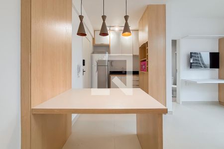 Cozinha de kitnet/studio para alugar com 1 quarto, 27m² em Vila Mariana, São Paulo