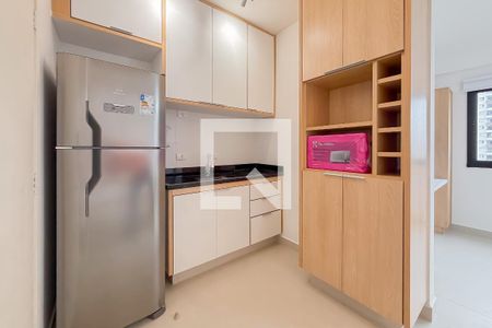 Cozinha de kitnet/studio para alugar com 1 quarto, 27m² em Vila Mariana, São Paulo