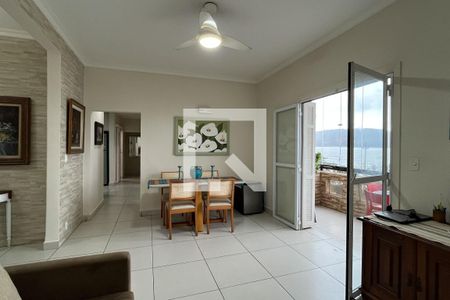 Sala de apartamento para alugar com 3 quartos, 140m² em Embaré, Santos
