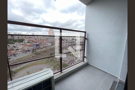 Varanda da Sala de apartamento para alugar com 1 quarto, 33m² em Vila Sonia, São Paulo