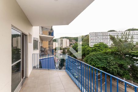Varanda da Sala de apartamento à venda com 2 quartos, 64m² em Grajaú, Rio de Janeiro