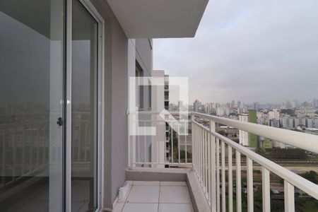 Sacada da Sala de apartamento para alugar com 2 quartos, 42m² em Jardim, Santo André