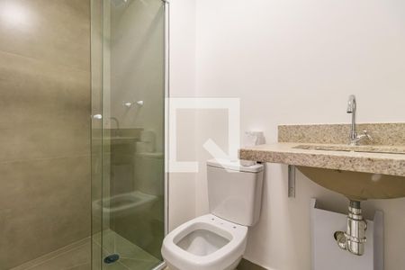 Banheiro da Suíte 1 de apartamento à venda com 3 quartos, 120m² em Centro Comercial Jubran, Barueri