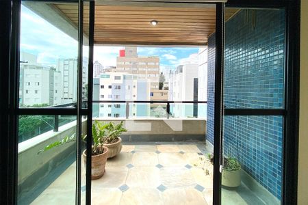 Varanda da Sala de apartamento à venda com 4 quartos, 305m² em Cruzeiro, Belo Horizonte