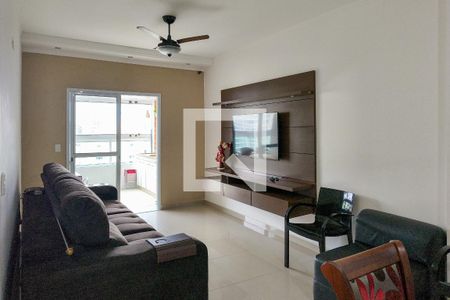 Sala de apartamento para alugar com 2 quartos, 84m² em Vila Caiçara, Praia Grande