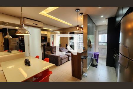 Sala de Jantar de apartamento para alugar com 2 quartos, 68m² em Marapé, Santos