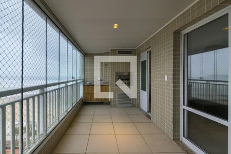 Sacada  de apartamento para alugar com 3 quartos, 116m² em Aviação, Praia Grande