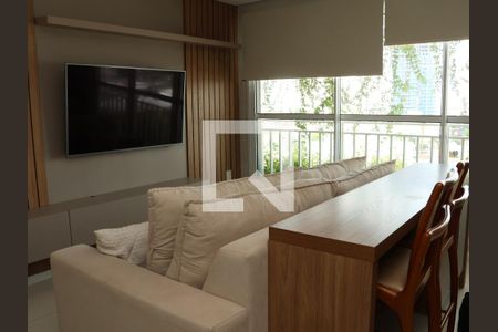 Sala de TV de apartamento para alugar com 3 quartos, 100m² em Setor Marista, Goiânia