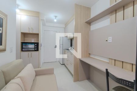 Sala de apartamento para alugar com 1 quarto, 27m² em Bela Vista, São Paulo