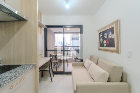 Sala de apartamento para alugar com 1 quarto, 27m² em Bela Vista, São Paulo