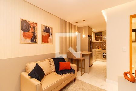 Sala de apartamento à venda com 1 quarto, 35m² em Tremembé, São Paulo